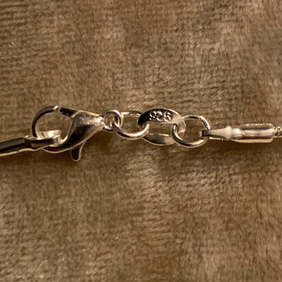 Sterling Silver Jasper Pendant and Necklace NEW - Picture 10 of 12